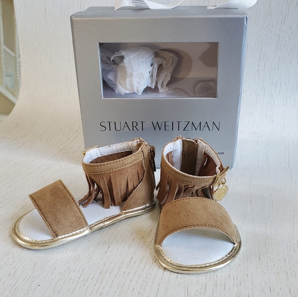 Stuart Weitzman Baby Gladiator Sandals 2 - Picture 7 of 8